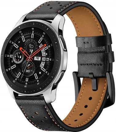 Pasek skóra do Samsung Watch 3 45MM czarny (10539620556)