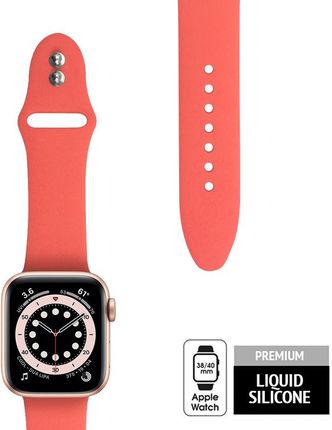 Crong Liquid - Pasek do Apple Watch 38/40mm (koral (11351888528)