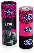 Zdjęcie Curetape Zestaw 3 Taśm Do Kinesiotapingu Cure Tape - 5Cm X 2,5M Kolor: Panther Power - Radzymin