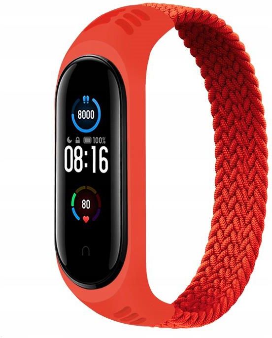 Pasek iStrap Loop Xiaomi mi Band 3/4/5/6 Czerwona (10757266141 ...