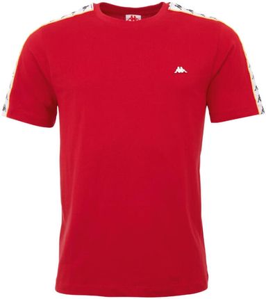 KAPPA Kappa Hanno T-Shirt, Fitness, męski t-shirt, Czerwony - Czerwony