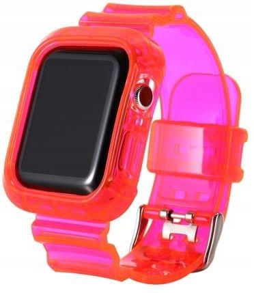 Gsm-Hurt Etui / Obudowa do Apple Watch 2 3 4 5 6 SE 42 pink (11059607405)