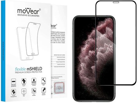 Movear Szkło hartowane 3D PRO-E do Apple iPhone 12 Mini 5.4" na Cały Ekran | Do Etui, fullGlue, 9H (2606)