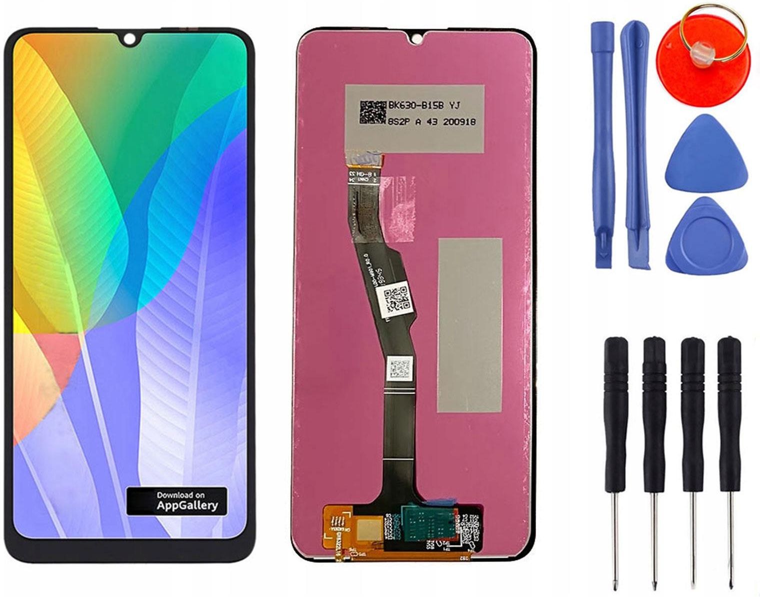 Vitre Tactile + Ecran LCD Pour HUAWEI Honor 9a + outils + Colle