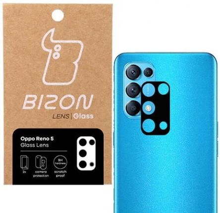 Szkło na aparat Bizon Glass Lens dla OPPO Reno 5, 2 sztuki (28875)