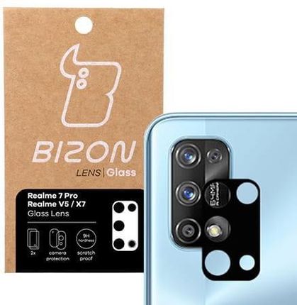 Szkło na aparat Bizon Glass Lens dla Realme 7 Pro, 2 sztuki (28880)