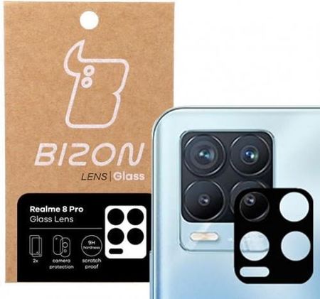 Szkło na aparat Bizon Glass Lens dla Realme 8 Pro, 2 sztuki (28883)
