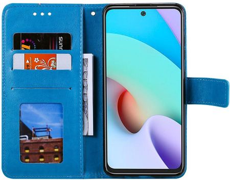 Etui Wallet do Xiaomi Redmi 10, Mandala, Blue (213328)