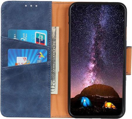 Skórzane Etui Wallet do Xiaomi 11T/11T Pro, Blue (213345)