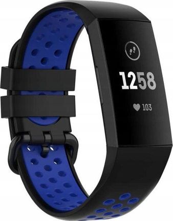 iSmart FITBIT CHARGE 3 4 PASEK SILIKONOWY Double HIT S/M (9377802)