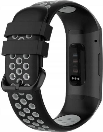iSmart FITBIT CHARGE 3 4 PASEK SILIKONOWY Double HIT S/M (9377801)
