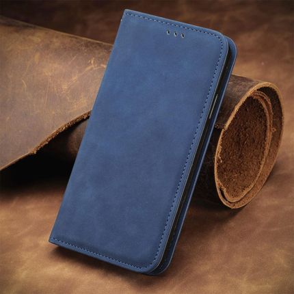 Etui Wallet do Motorola Moto G60, Vintage Style Smooth, Blue (211994)