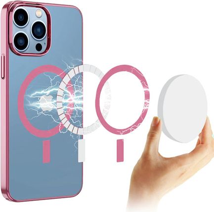 Etui ERBORD do MagSafe do iPhone 13 Pro Max, Hybrid Case, Pink (214400)