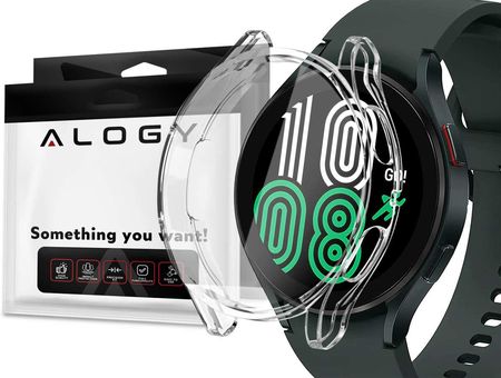Etui silikonowe Alogy case do Samsung Galaxy Watch 4 40mm Przezroczyste (45960)