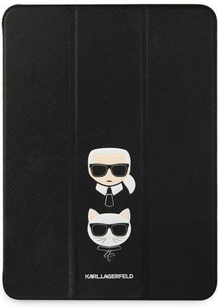 Etui Karl Lagerfeld KLFC12OKCK Apple iPad Pro 12.9 2021 (5. generacji) Book Cover czarny/black Saffiano Karl &Choupette (27642)