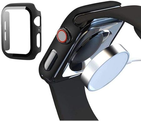Etui Tech-Protect z wbudowanym szkłem do Apple Watch 7 41mm, Black (214385)