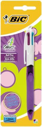 Bic Długopis 4 Colours Grip Fashion Bls