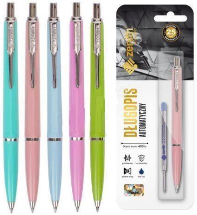 Astra Długopis Automatyczny Zenith 7 Pastelowy Mix Kolorów