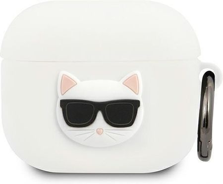 Karl Lagerfeld Choupette AirPods 3 Silicone Case - etui do AirPods 3 białe (11015)
