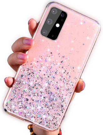 Etui IPHONE 13 PRO Brokat Cekiny Glue Glitter Case różowe (407317)