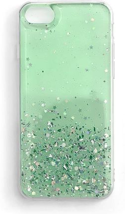 Wozinsky Star Glitter błyszczące etui pokrowiec z brokatem Xiaomi Poco M3 / Xiaomi Redmi 9T zielony (103636)