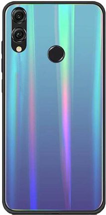 Etui XIAOMI REDMI K30 Glass case Rainbow niebieskie (132107)