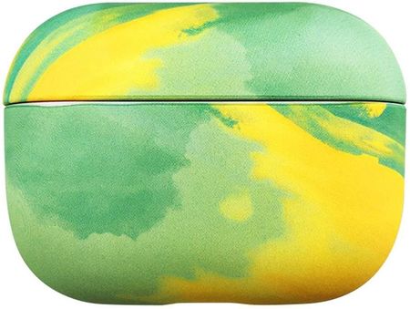 Watercolor AirPods Case kolorowe etui hard case do AirPods Pro żółty (140778)