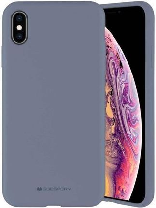 Mercury Silicone iPhone X/Xs lawendowy /lavender gray (115874)