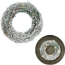 Zdjęcie Vilde Stroik Świecący Wianek Wieniec Na Drzwi Świąteczny Dekoracyjny Ozdobny Święta 20 Led 30 Cm 9455449 - Torzym