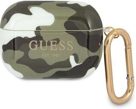 Guess GUAPUCAMA AirPods Pro cover zielony/khaki Camo Collection (148075)