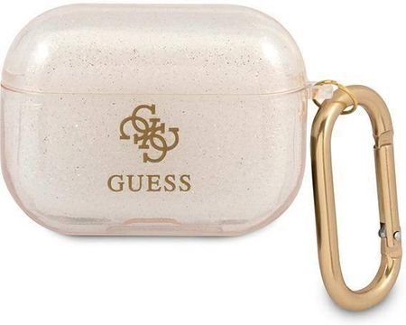 Guess GUAPUCG4GD AirPods Pro cover złoty/gold Glitter Collection (148077)