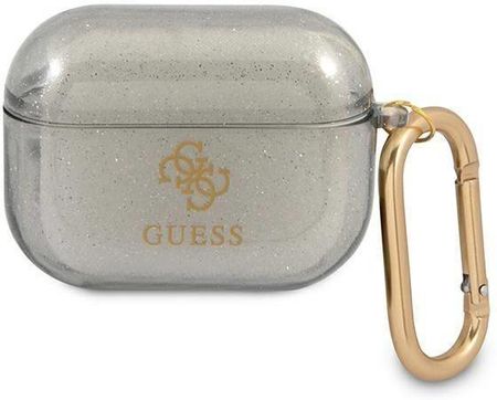 Guess GUAPUCG4GK AirPods Pro cover czarny/black Glitter Collection (148078)