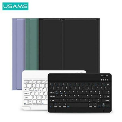 USAMS Etui Winro z klawiaturą iPad Pro 11" fioletowe etui-biała klawiatura/purple cover-white keyboard IP011YRXX03 (US-BH645) (117424)