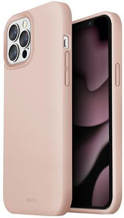 Etui UNIQ Lino Apple iPhone 13 Pro różowy/blush pink (27586)