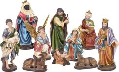 Vilde Szopka Figurki Do Szopki Bożonarodzeniowej Figury Kolorowe Zestaw Komplet 10 Elementów 9490417