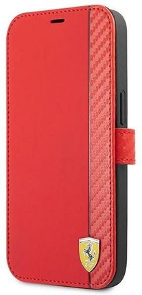 Ferrari FESAXFLBKP13SRE iPhone 13 mini 5,4" czerwony/red book On Track Carbon Stripe (1576580)