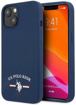 US Polo USHCP13MSFGV iPhone 13 6,1" granatowy/navy Silicone Collection (1577164)