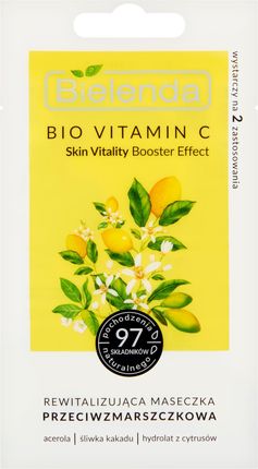 Bielenda Bio Vitamin C Przeciwzmarszczkowa Maska Do Twarzy 8g