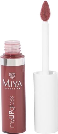 Miya Cosmetics Mylipgloss Naturalny Nawilżający Błyszczyk Do Ust Z Olejkami Woskami I Witaminami Dusty Rose 9ml