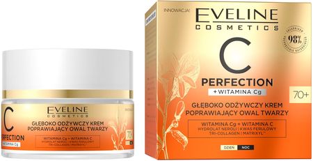 Krem Eveline Cosmetics C-Perfection Odżywczy 70+ na dzień i noc 50ml