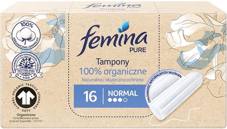 Femina Pure Tampony Higieniczne Normal Size