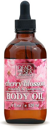 Dead Sea Collection Oils Mineralny Olejek Do Ciała Z Ekstraktem Z Kwiatu Wiśni 120 ml
