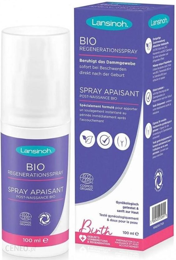 Lansinoh Spray Apaisant Post-Accouchement Bio - 100 ml - INCI Beauty