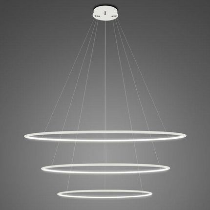 Lampa wisząca ALTAVOLA DESIGN Lampa wisząca Ledowe Okręgi No.3 100 cm in 4k biała Altavola Design (LA075P_100_IN_4K_WHITE)