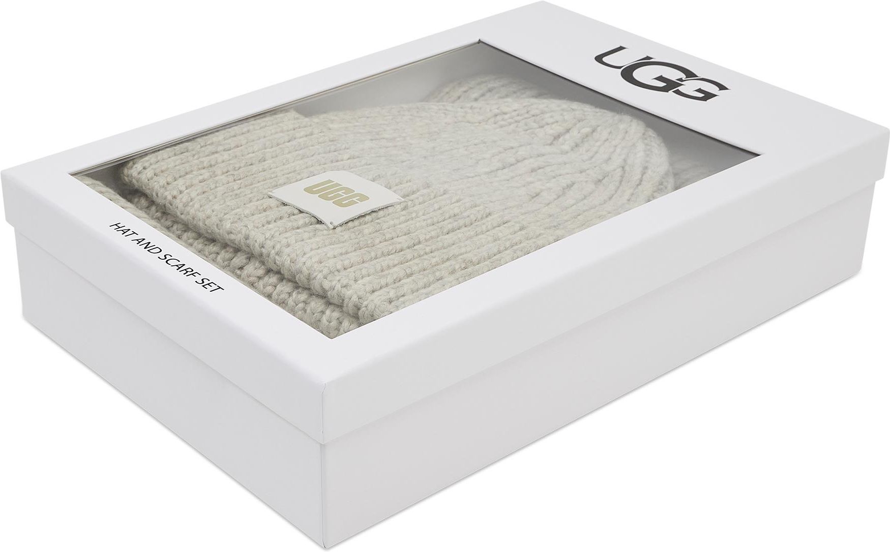 Ugg Zestaw Szalik I Czapka W Chunky Rib Knit Set 20270 Lgry Ceny i