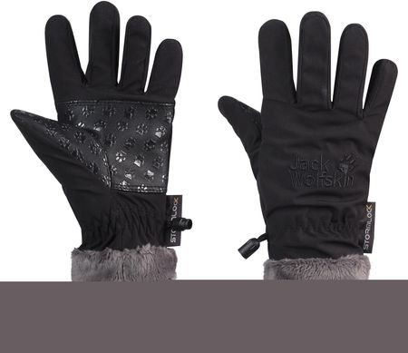 Jack Wolfskin Rękawiczki Dla Dzieci Softshell Highloft Glove Kids Black  Czarny (1903063_6000) - Ceny i opinie