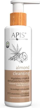 Apis Professional Apis Almond Cleansing Migdałowy Olejek Do Demakijażu Twarzy I Oczu 150ml