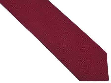 Bordowy krawat męski, strukturalny materiał D309