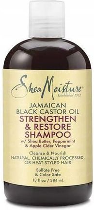 Shea Moisture Jamaican Black Castor Oil Shampoo Szampon Z Olejem Rycynowym 384 ml
