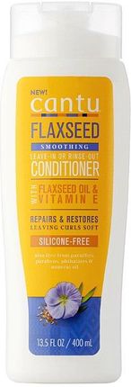 Cantu Flaxseed Smoothing Leavein Or Rinse Out Conditioner Wygładzająca Odżywka Peh Z Olejem Lnianym 400 ml